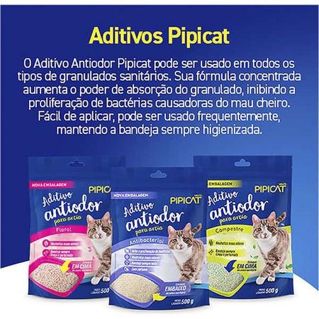 Imagem de Kit 3 Aditivos Antiodor Kelco Pipicat Antibacterial 500g