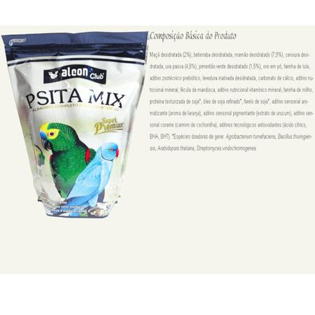 Imagem de Kit 3 Alcon Club Psita Mix 550g Premium Psitacídeos