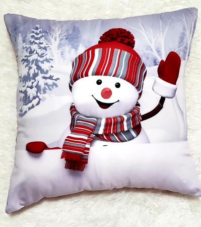 Almofada Natalina Papai Noel - LU CRAFTS HOME & DECOR