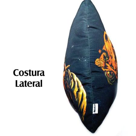 Kit 3 Almofadas Decorativas Floral Black - Deluzz Imagem de Kit 3 Almofadas Decorativas Floral Black