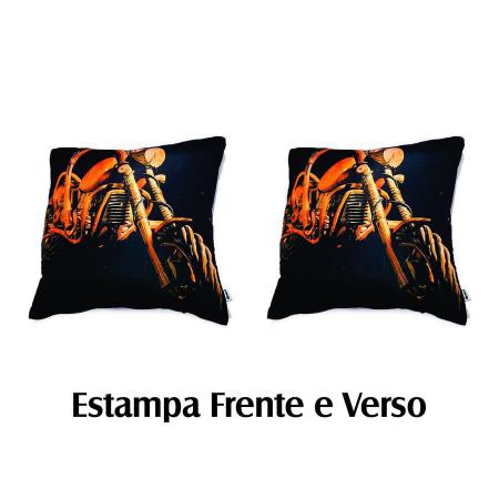 Kit 3 Almofadas Decorativas Floral Black - Deluzz Imagem de Kit 3 Almofadas Decorativas Floral Black