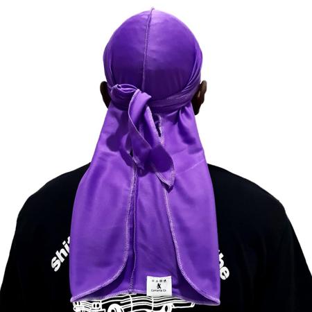 Kit 3 Bandana Lenço Durag Preta Vermelha E Branca - R$ 25,58