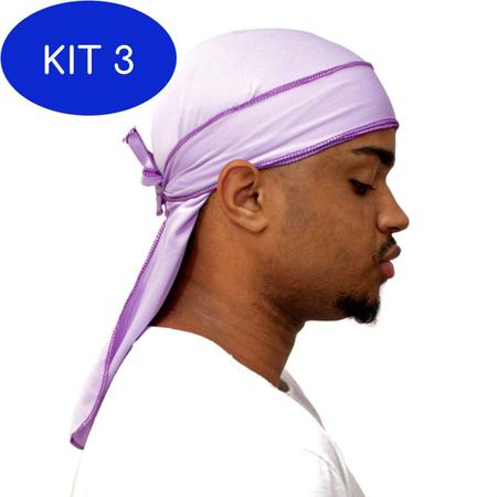 Durag Bandana De Cetim Dureg para 360° Waves - 10 cores - Escorrega o Preço