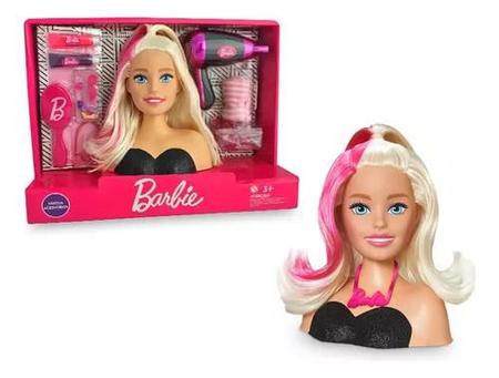 Kit Boneca Barbie Com Acessórios Salão De Beleza E Maquiagem