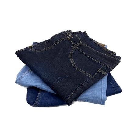 Imagem de Kit 3 Bermudas Jeans Com Lycra - Variadas Direto Da Fábrica