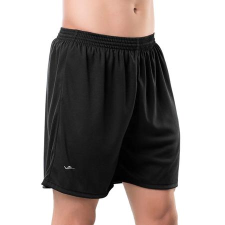 Imagem de Kit 3 Bermudas Masculinas Academia Treino Preto Básico Verão Praia Calção Musculação Futebol Elite