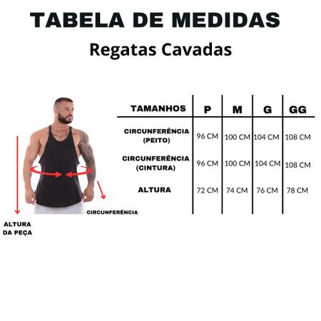 Kit 3 Camiseta Regata Masculina Cavada Lisa Camisa Básica Fitness Treino  Blusa Musculação Academia - Éved - Regata Masculina - Magazine Luiza