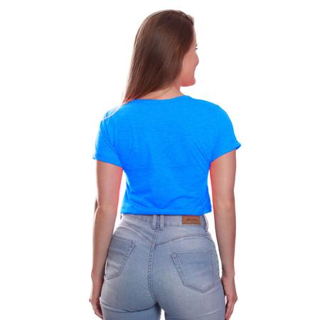 Imagem de Kit 3 Blusas Cropped Blusinha Camiseta Feminina Lisa