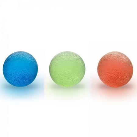 Imagem de Kit 3 Bolas de Aperto Grip Ball Tensao Leve, Media e Forte (hand Grip)  Liveup Sports 