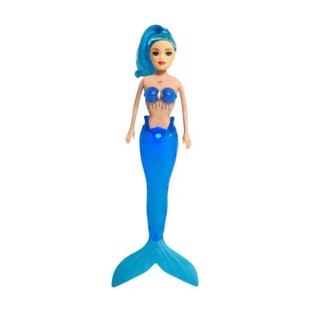 Boneca Disney Pequena Sereia Jovem Ariel Sem Roupa 17 de Altura Limpa