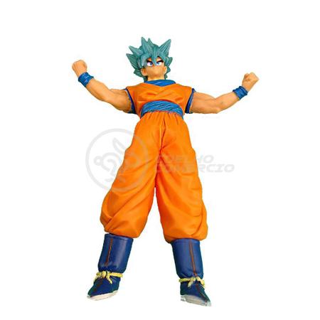 Kit Conjunto 3 Bonecos Dragon Ball Z Goku Super Sayajin Blue ssj