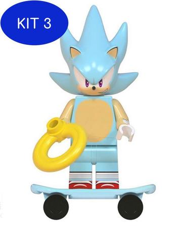 Blocos De Montar Sonic Kit Estilo Lego 4 Bonecos