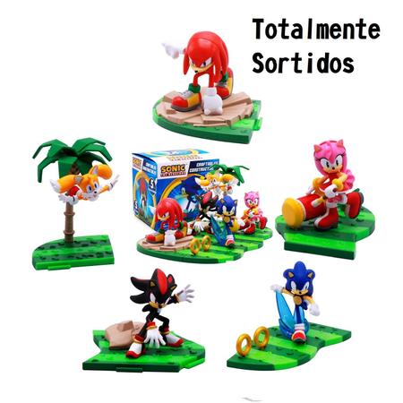 Boneco Sonic The Hedgehog Action Figure Montável 10cm - 4G SHOP