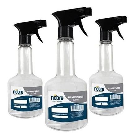 Imagem de Kit 3 Borrifador Pulverizador 500ml Água Sanitizante