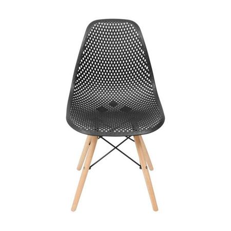 Imagem de Kit 3 Cadeiras Eames Design Colméia Eloisa Preto