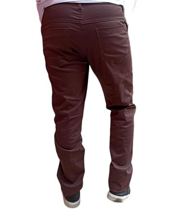Imagem de Kit 3 calça basica tradicional elastano varias cores moda masculina