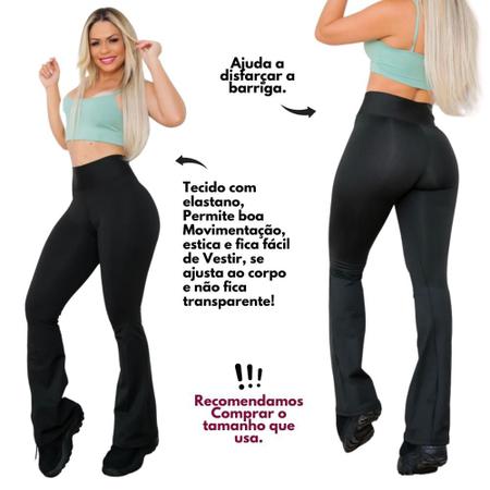 Calça flare tecido sales mole como usar