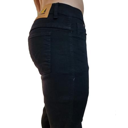 Imagem de Kit 3 Calça Jeans Masculina Escura Tradicional Para Trabalho Reta Serviço com Elastano