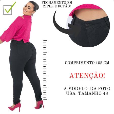 Calça Jeans Feminina Cintura Alta Com Lycra Flare Capri Ciga - Bangla -  Calça Plus Size Feminina - Magazine Luiza