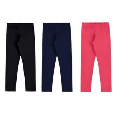 Calça Legging Alakazoo Infantil Malha Estampada Azul Escuro