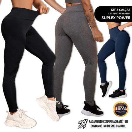 Calça Legging leg feminina não fica transparente não da bolinhas academia  fitness dia dia