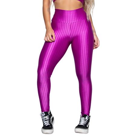 Calça Legging 3d Vekyo New Zig Poliamida Feminina Rosa - Compre Agora