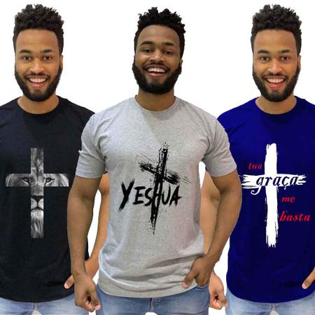 Camiseta Estampada Moda Evangélica - Yeshua Cruz
