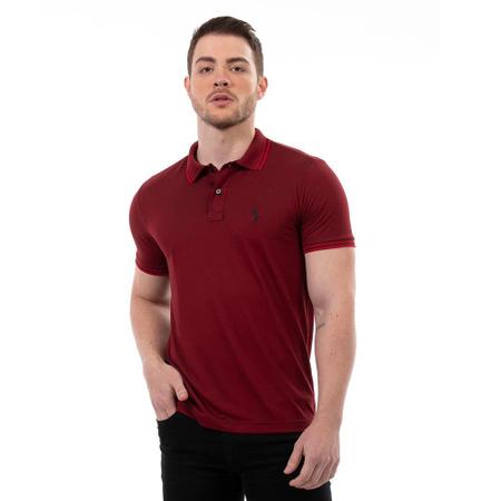 Imagem de Kit 3 Camisa Gola Polo Masculina Casual Reta Estilo Moderna