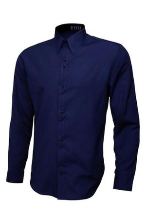 Imagem de Kit 3 Camisas Masculina Manga Longa Social Slim Blusa Barata