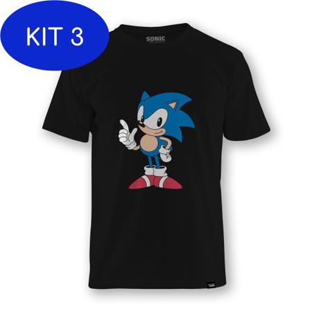 Kit Camiseta Sonic