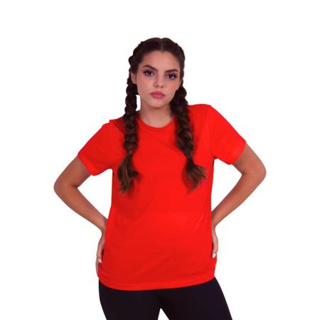 Imagem de Kit 3 Camisetas Básicas Slim Feminina Baby Look 100% Algodão