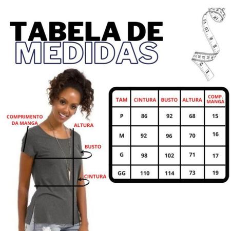 Imagem de Kit 3 Camisetas Feminina Long Line Blusa Fitness comprida academia vest legging longa sport lisas