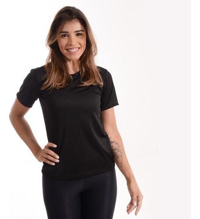 Imagem de Kit 3 Camisetas Manga Curta Básica Dry Fit Camisas Feminina