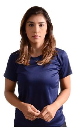 Imagem de Kit 3 Camisetas Manga Curta Básica Dry Fit Camisas Feminina