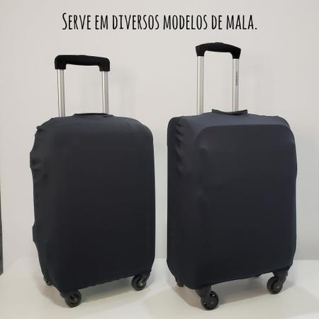 Imagem de Kit 3 Capas Para Mala Viagem Big Style Várias Cores: Tamanho P/M/G