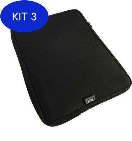 Imagem de Kit 3 Capas Pasta Slim Notebook + Porta Cabo + Porta Hd 3