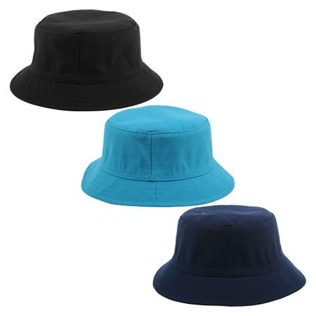 Chapeu Bucket Hat Liso Preto