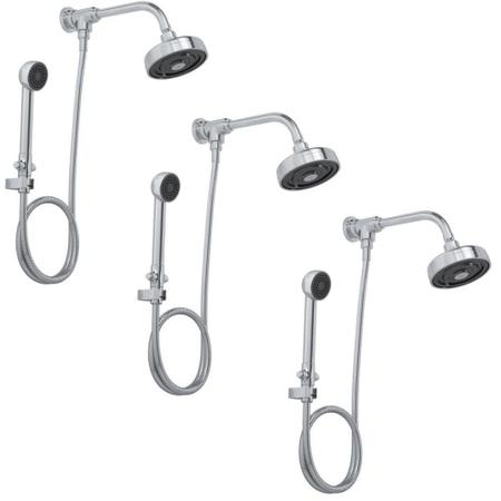Kit 3 Chuveiros Acqua Plus Cr 1990 C Std Kit - Deca - Deca Metais Imagem de Kit 3 Chuveiros Acqua Plus Cr 1990 C Std Kit - Deca
