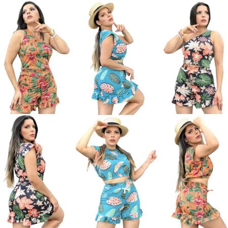 Kit 3 Conjunto feminino adulto casual estampado moda mulher - TRENDY  FASHION - Conjunto de Roupa Feminina - Magazine Luiza