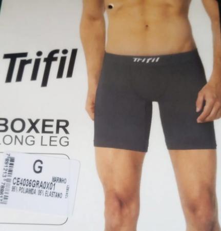 Imagem de Kit  3 Cueca Boxer Long Leg trifil  Microfibra Sem Costura