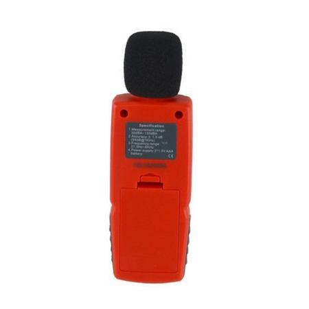 Imagem de Kit 3 Decibelímetro Digital Sonoro 30 A 130db Máx Mín Hold Microfone Alarme Dec-350 Portátil Instrutherm Protetor Vento