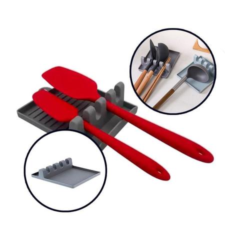 Kit 3 Descanso Suporte Talheres Pia Cozinha Mesa Colocar - Wincy Imagem de Kit 3 Descanso Suporte Talheres Pia Cozinha Mesa Colocar