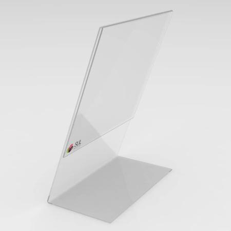 Imagem de Kit 3 Display Expositor Em L Porta Folha A4 Vertical Mesa E Balcão
