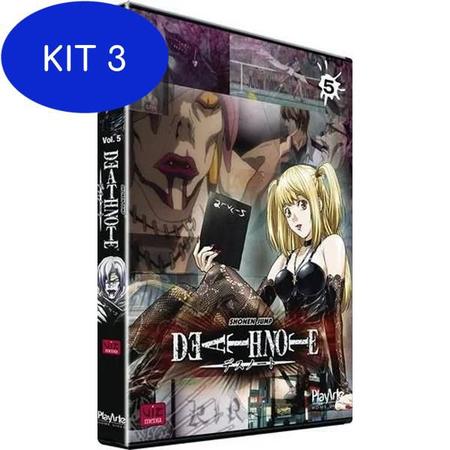 Kit 3 Dvd Death Note, V.5 - Playarte - Revista HQ - Magazine Luiza