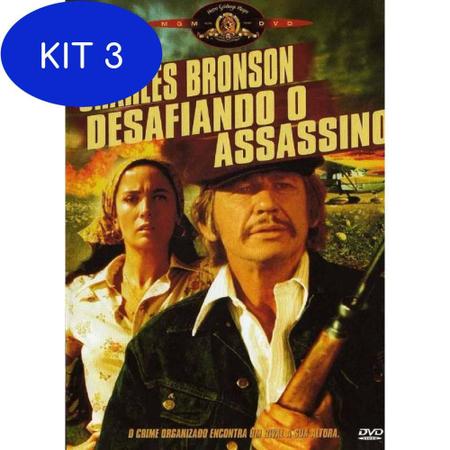 Imagem de Kit 3 Dvd  Desafiando O Assassino  Charles Bronson