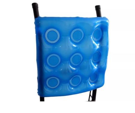 Imagem de Kit 3 Encosto Para Cadeira De Banho Inflável Com tiras autocolantes