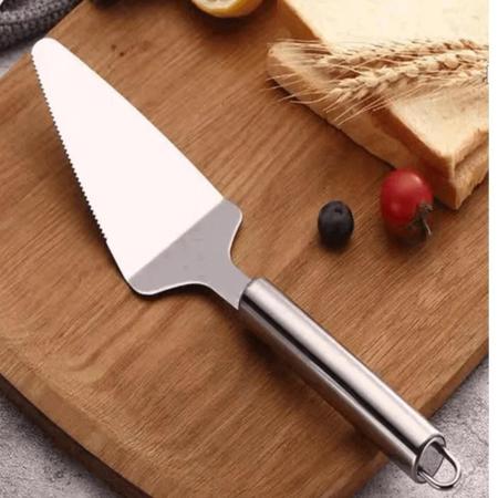 Kit 3 Espátulas Para Bolo Torta Serrilhado Colher Pá Inox - Art House Imagem de Kit 3 Espátulas Para Bolo Torta Serrilhado Colher Pá Inox