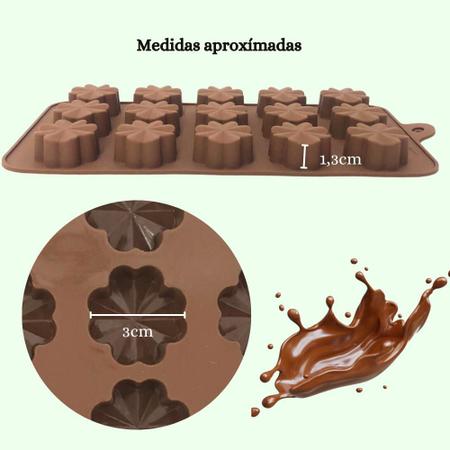 Imagem de Kit 3 Formas de Chocolate Páscoa Caseiros Coelhinhos Doce Resistente Desenformar