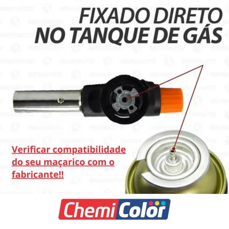 Imagem de Kit 3 Gás Para Maçarico Culinário 200g 400ml