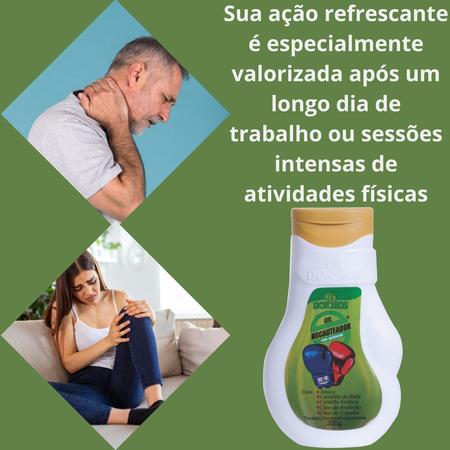 Imagem de Kit 3 Gel de arnica NOCAUTEADOR + Fitogel Alecrim - Alívio às Dores e Tensões Musculares